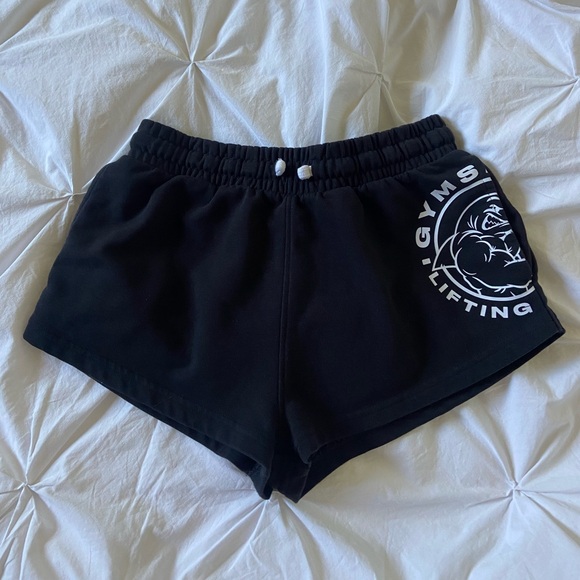 Gymshark Pants - Gymshark black Legacy shorts XS